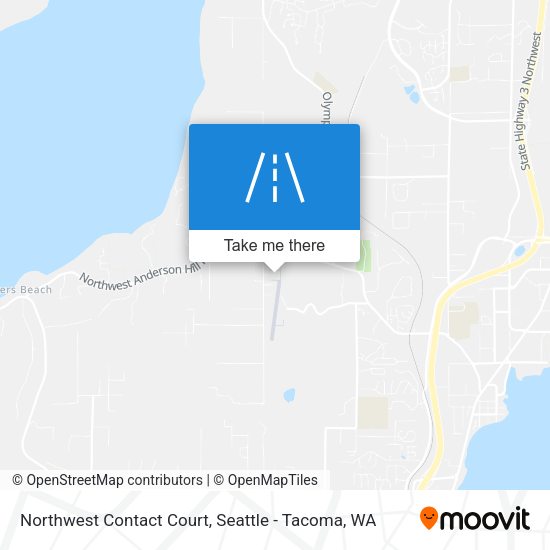 Northwest Contact Court map