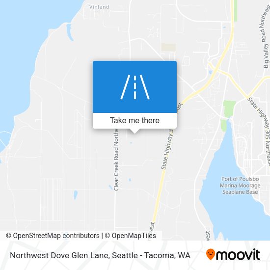 Mapa de Northwest Dove Glen Lane