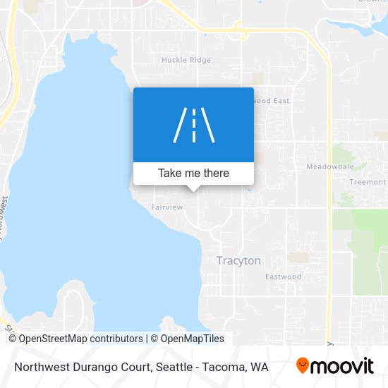 Northwest Durango Court map