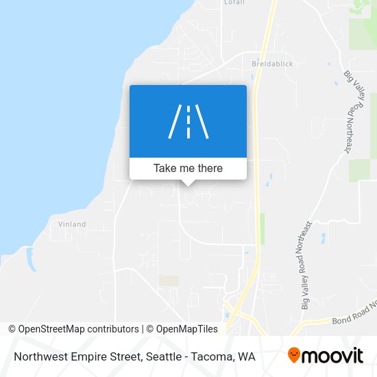 Mapa de Northwest Empire Street