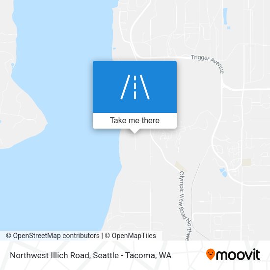 Northwest Illich Road map