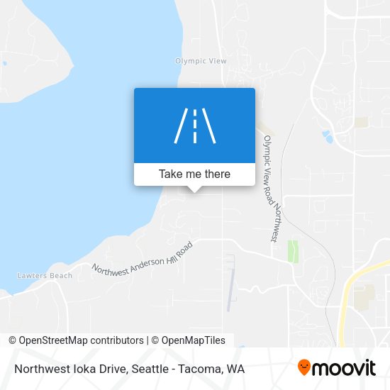 Northwest Ioka Drive map