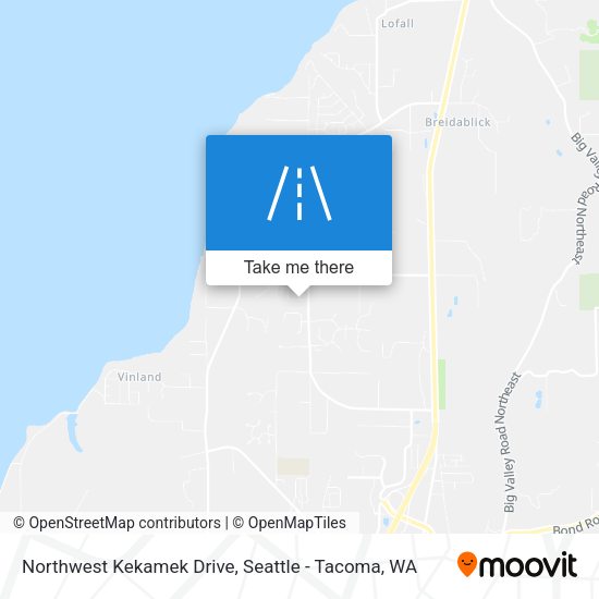 Northwest Kekamek Drive map