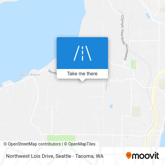 Northwest Lois Drive map