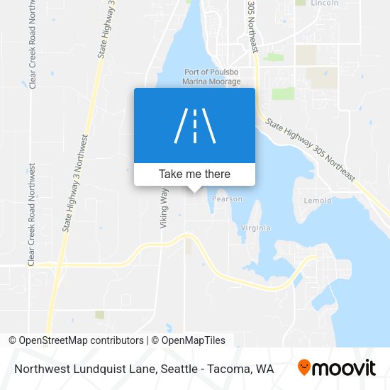 Northwest Lundquist Lane map