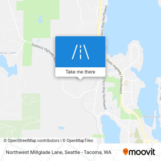 Mapa de Northwest Millglade Lane