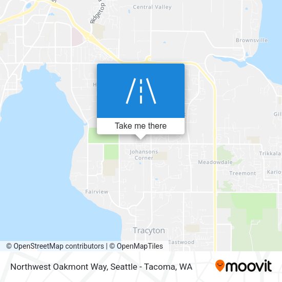 Northwest Oakmont Way map
