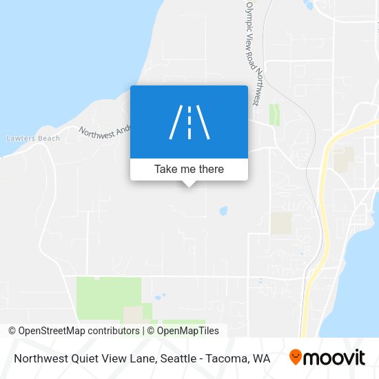 Mapa de Northwest Quiet View Lane