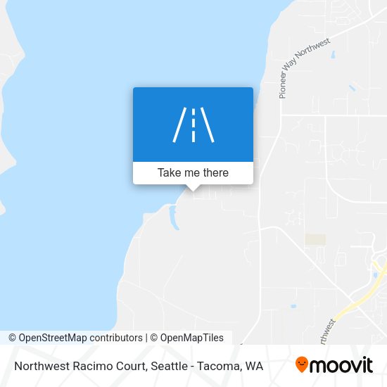 Northwest Racimo Court map