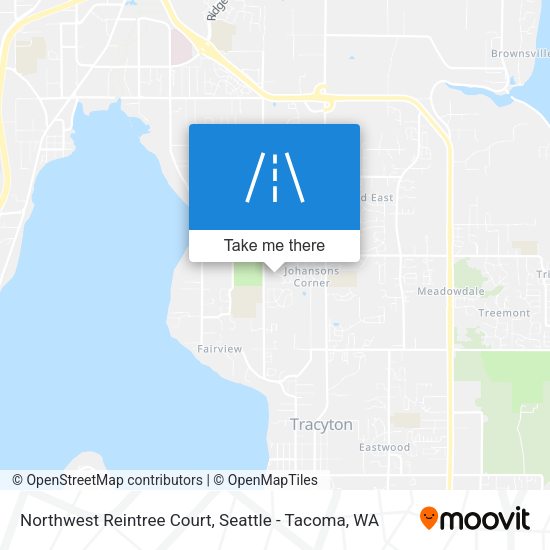 Mapa de Northwest Reintree Court