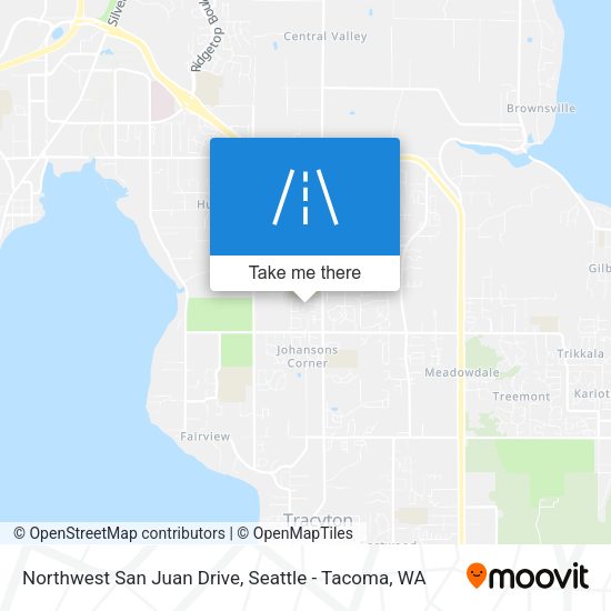 Mapa de Northwest San Juan Drive