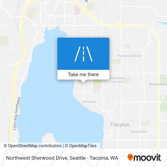Mapa de Northwest Sherwood Drive