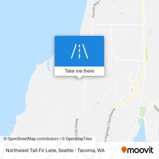 Northwest Tall Fir Lane map