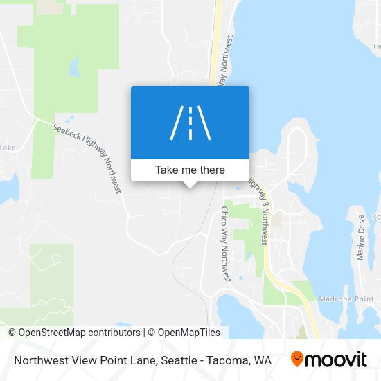 Mapa de Northwest View Point Lane