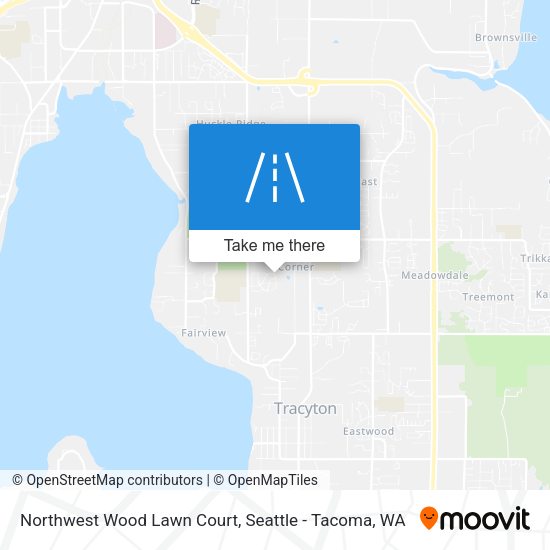 Mapa de Northwest Wood Lawn Court
