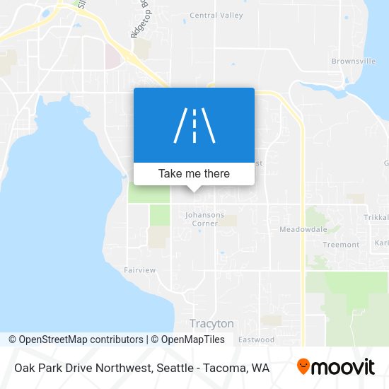 Oak Park Drive Northwest map