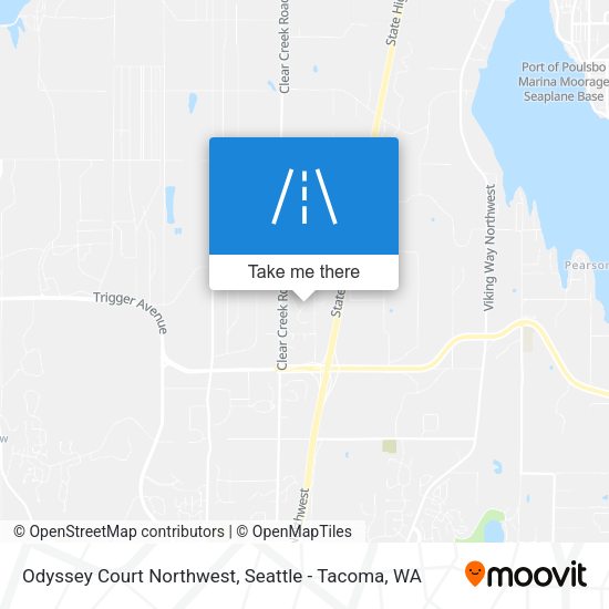 Mapa de Odyssey Court Northwest
