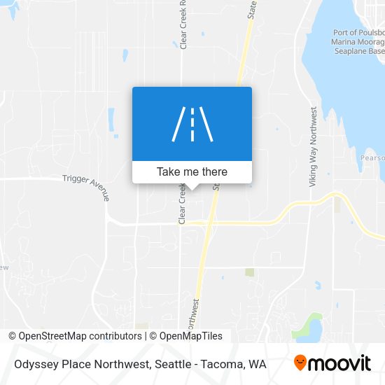 Odyssey Place Northwest map
