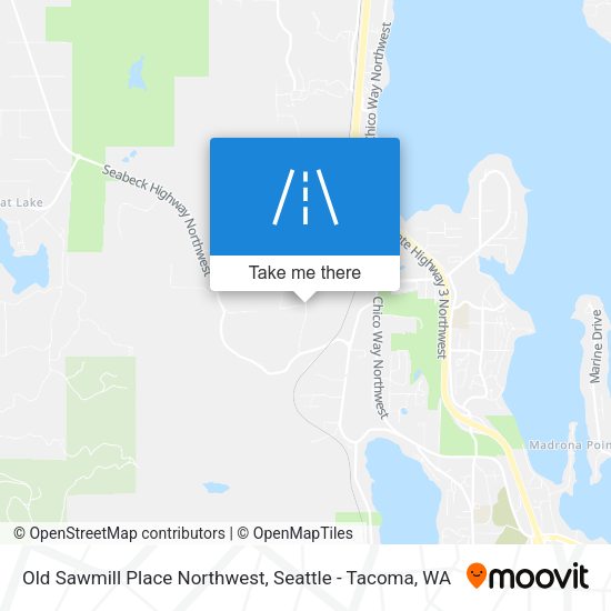 Mapa de Old Sawmill Place Northwest