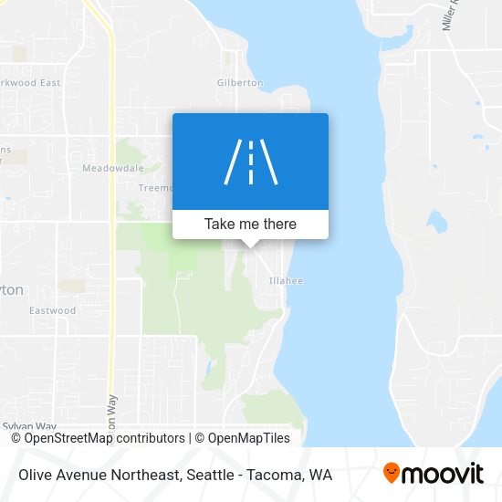 Olive Avenue Northeast map