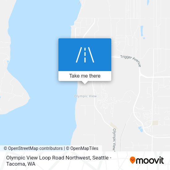 Mapa de Olympic View Loop Road Northwest