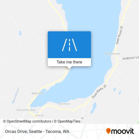 Mapa de Orcas Drive