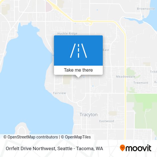 Mapa de Orrfelt Drive Northwest