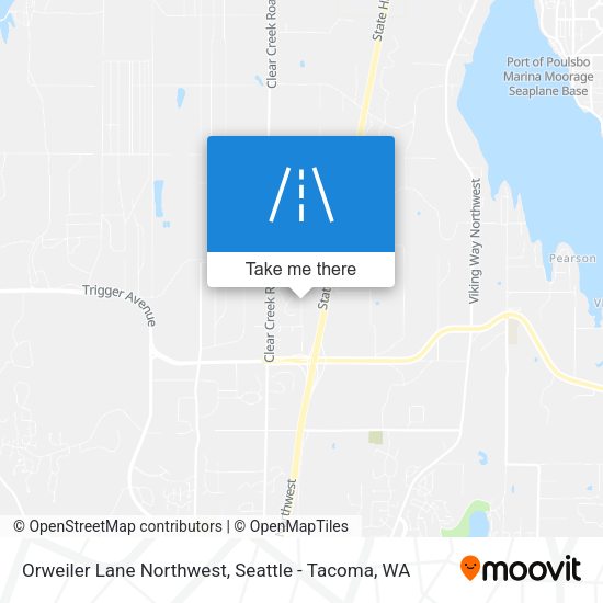 Orweiler Lane Northwest map