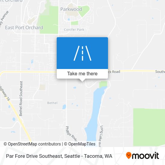 Mapa de Par Fore Drive Southeast