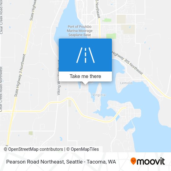 Pearson Road Northeast map