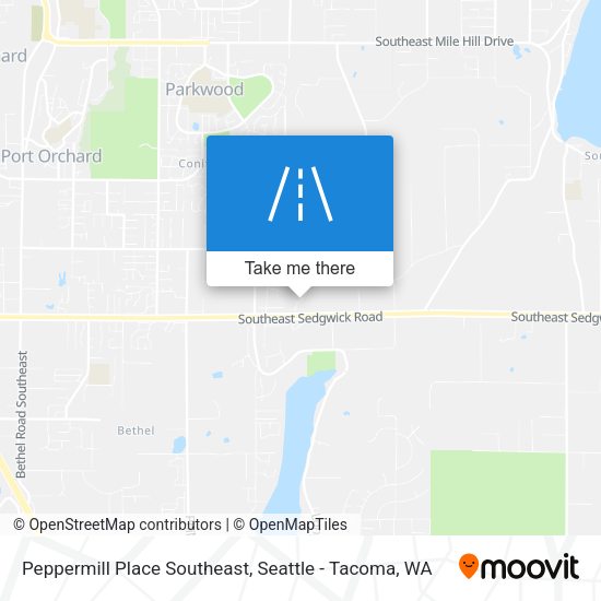Peppermill Place Southeast map