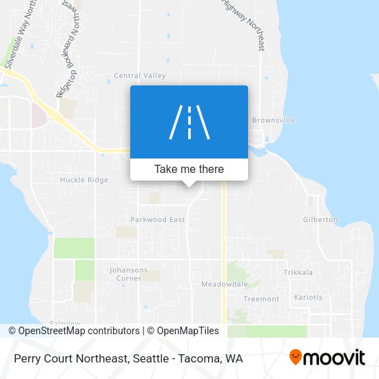 Mapa de Perry Court Northeast