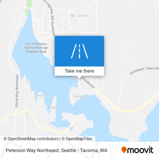 Mapa de Peterson Way Northeast