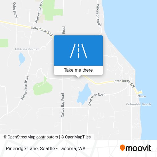 Pineridge Lane map