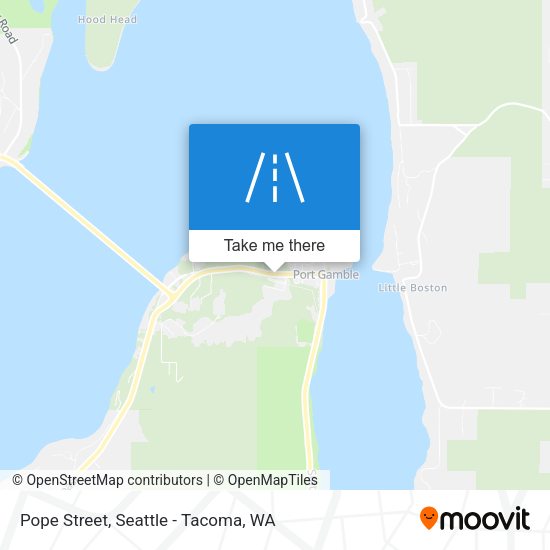 Pope Street map