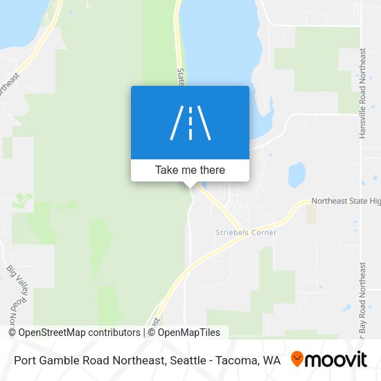 Port Gamble Road Northeast map
