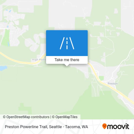 Preston Powerline Trail map