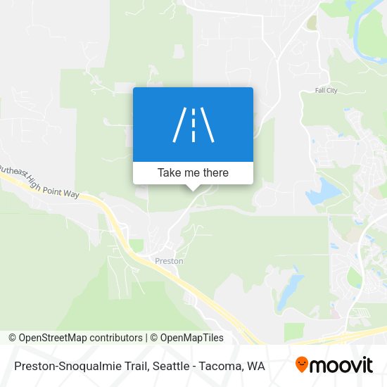 Preston-Snoqualmie Trail map