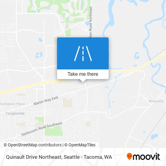 Mapa de Quinault Drive Northeast