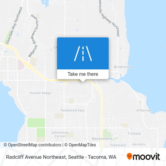 Radcliff Avenue Northeast map