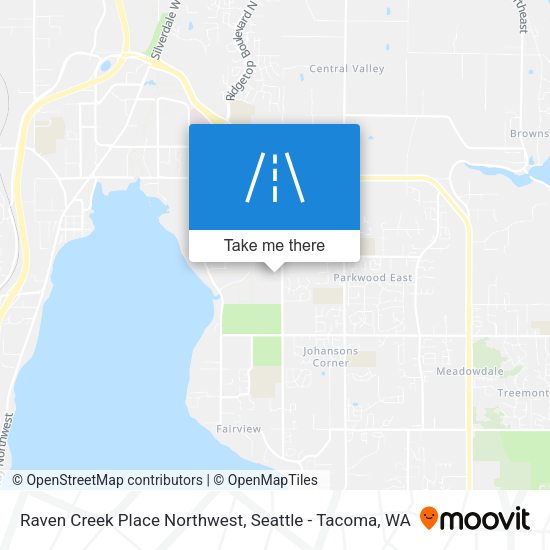 Mapa de Raven Creek Place Northwest