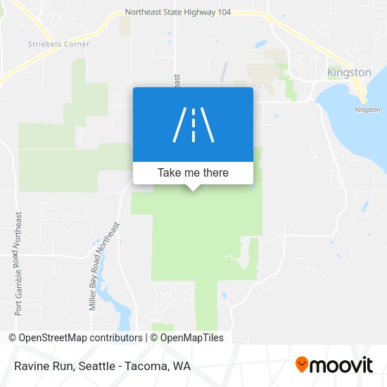 Ravine Run map