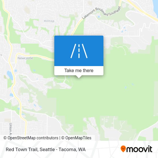 Red Town Trail map