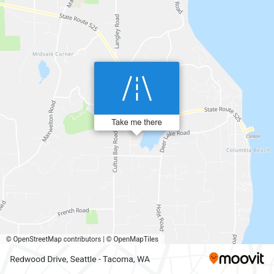 Redwood Drive map