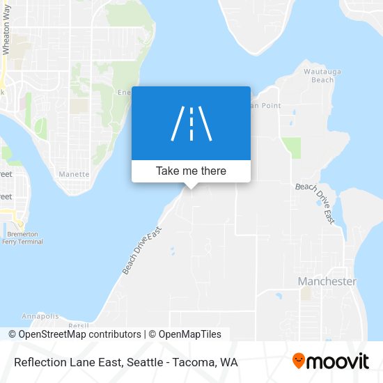 Mapa de Reflection Lane East