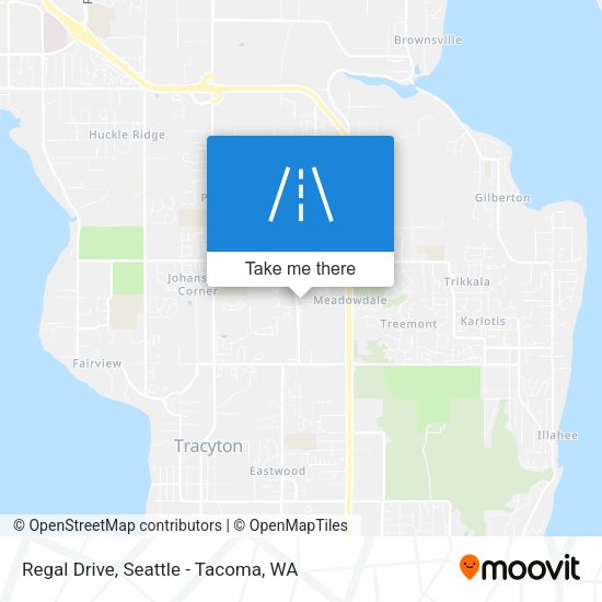 Regal Drive map