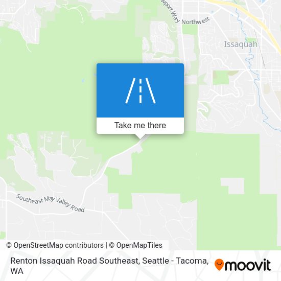 Mapa de Renton Issaquah Road Southeast