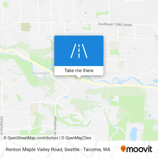 Renton Maple Valley Road map