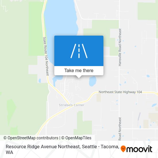 Resource Ridge Avenue Northeast map