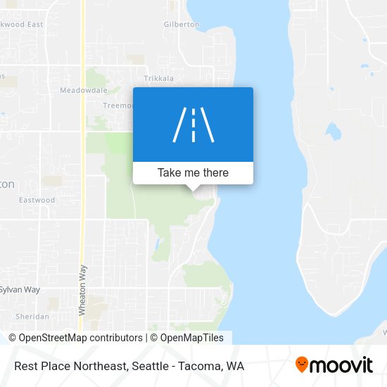 Mapa de Rest Place Northeast